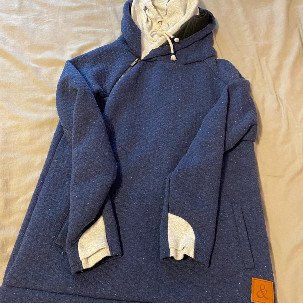 Double hooded sweatshirt